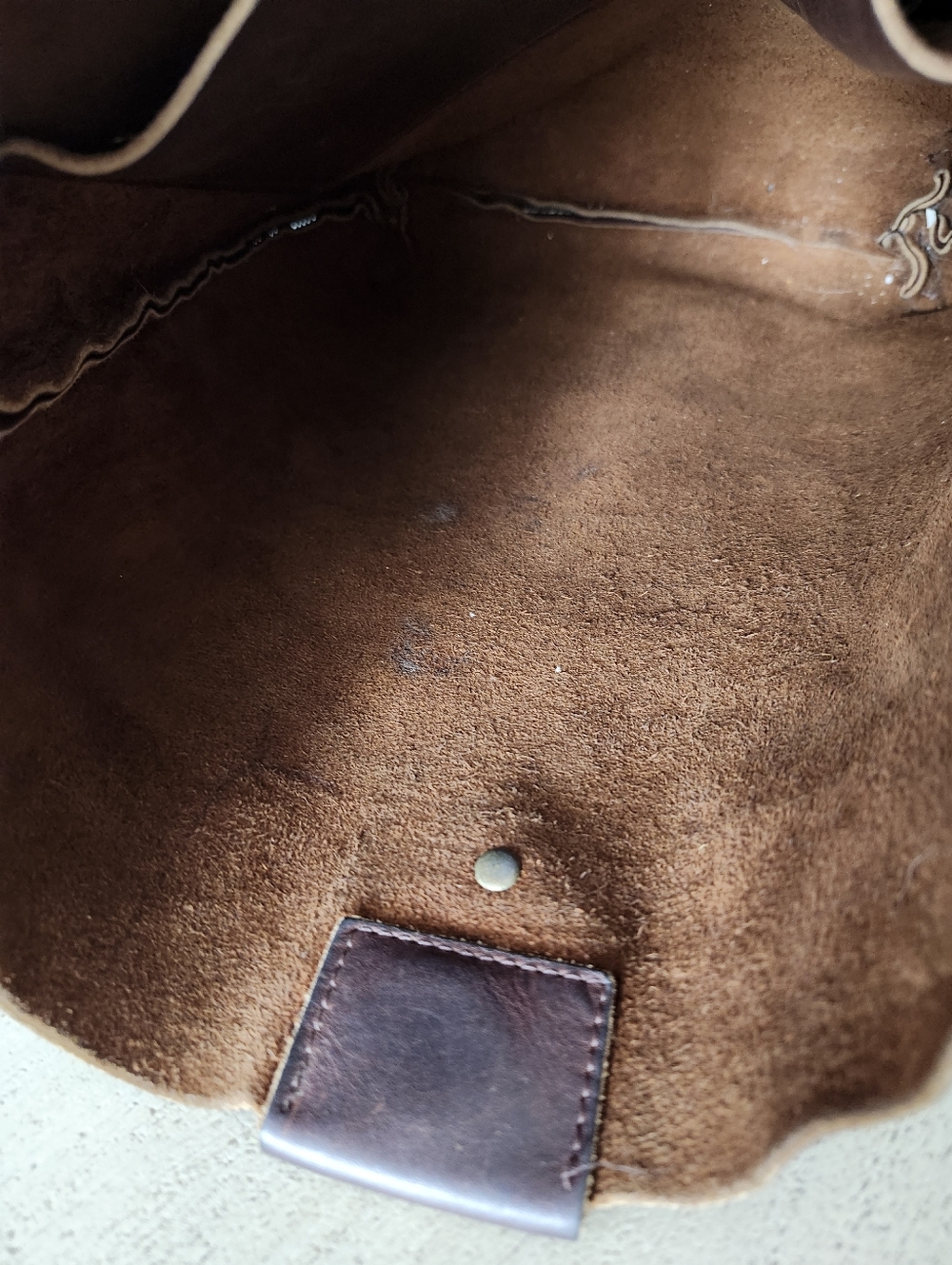 Leather Bag Raw Handmade - Picture 7 of 13